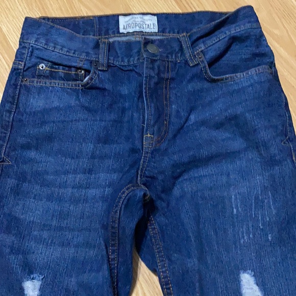 Aeropostale Distressed Denim Jeans 28/30 Slim Bootcut - Picture 2 of 12